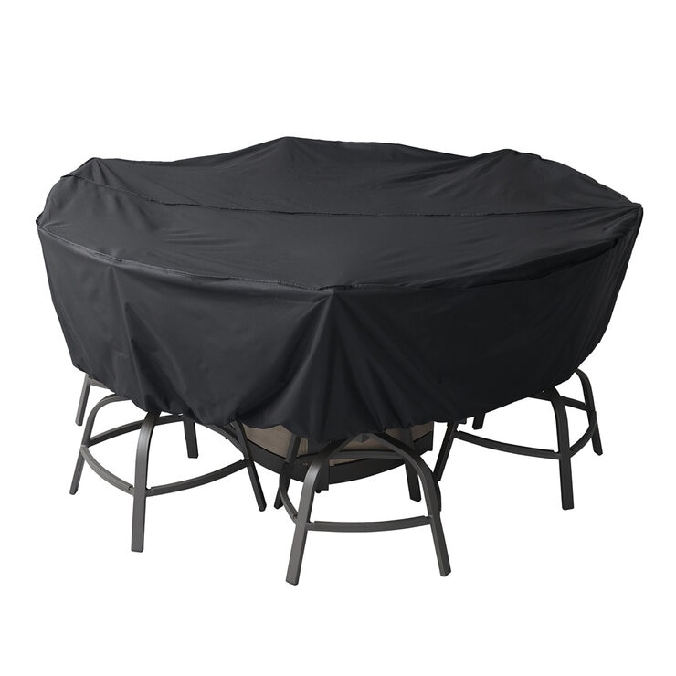 Agio, Nicolet Comedor Alto con Fogatero para Jardín de 7 piezas