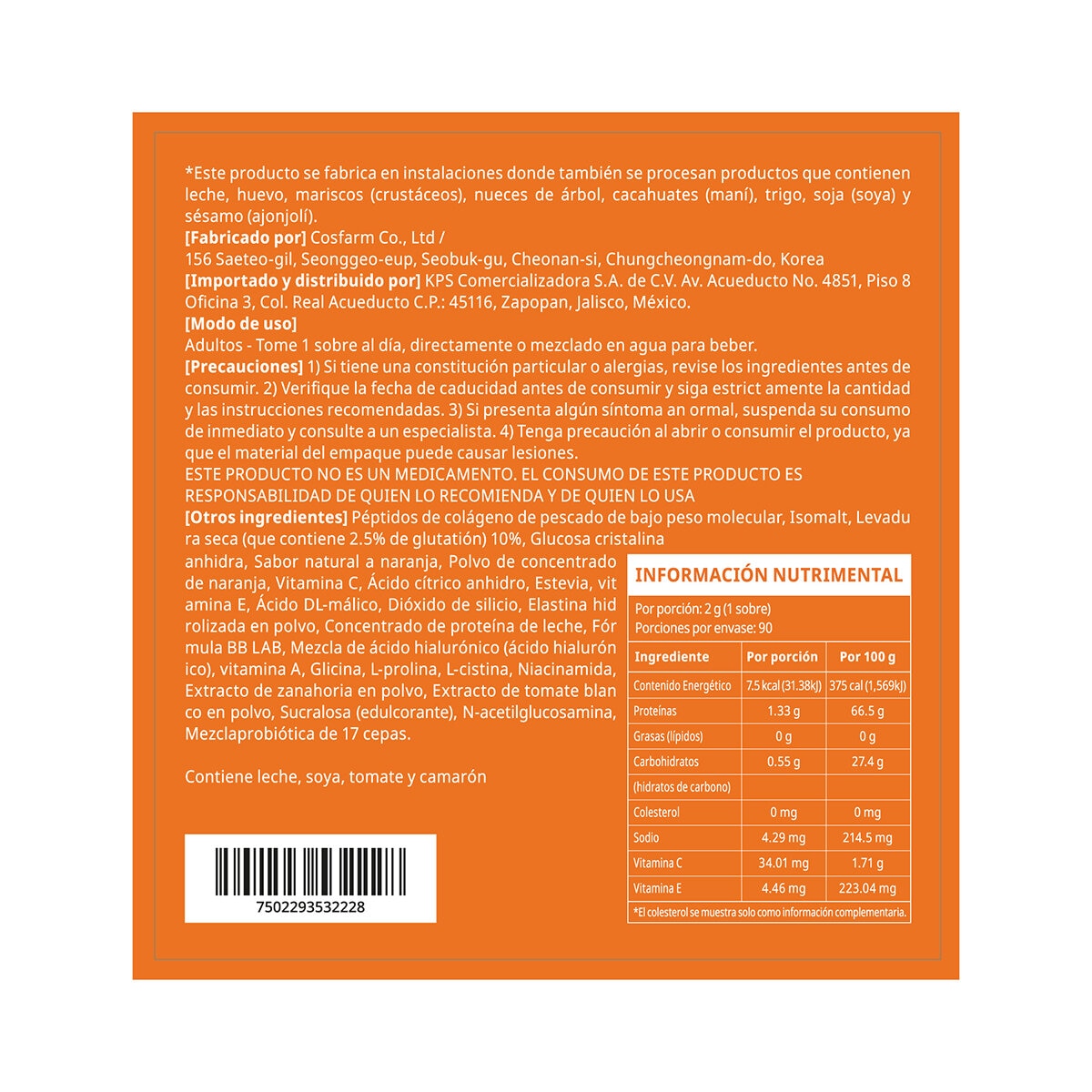 BB LAB Glutatión Colágeno W 30 Sticks