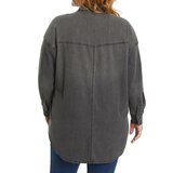 Gloria Vanderbilt Sobre camisa para Dama Gris Grande