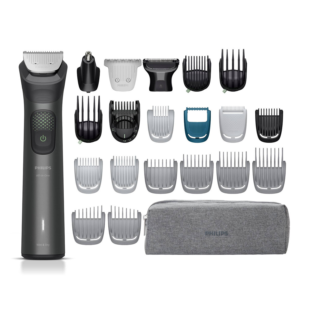 Philips Recortador Todo en Uno, para Cara, Cabello y Cuerpo, 24 piezas