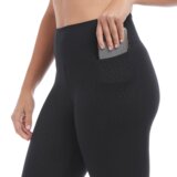 Jockey Licras deportivas para Dama Negro con estampado Chico