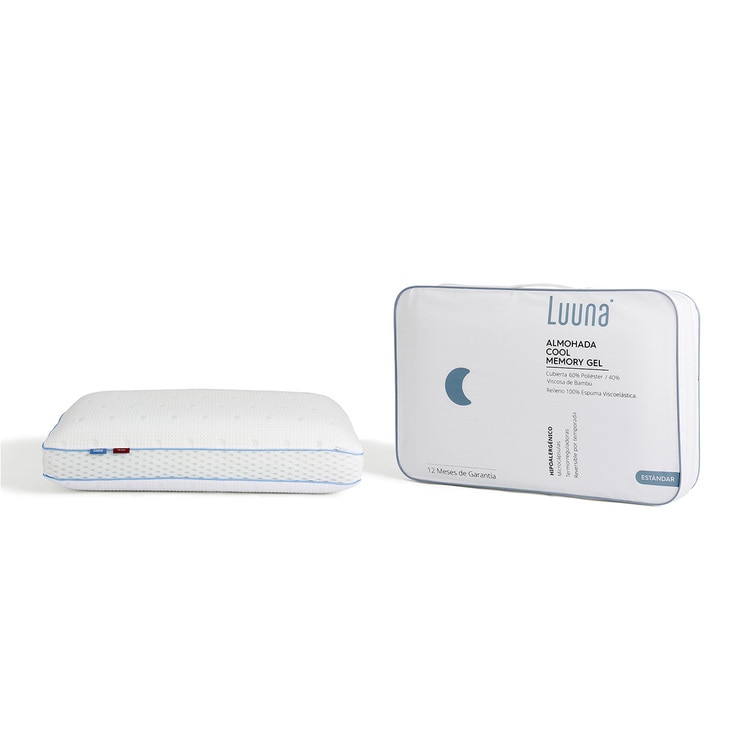 Luuna, Almohada Cool Memory Foam, Tamaño King Luuna, Almohada Cool Memory Foam, Tamaño King