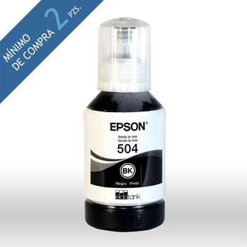 Epson 504 Botella de Tinta Negro