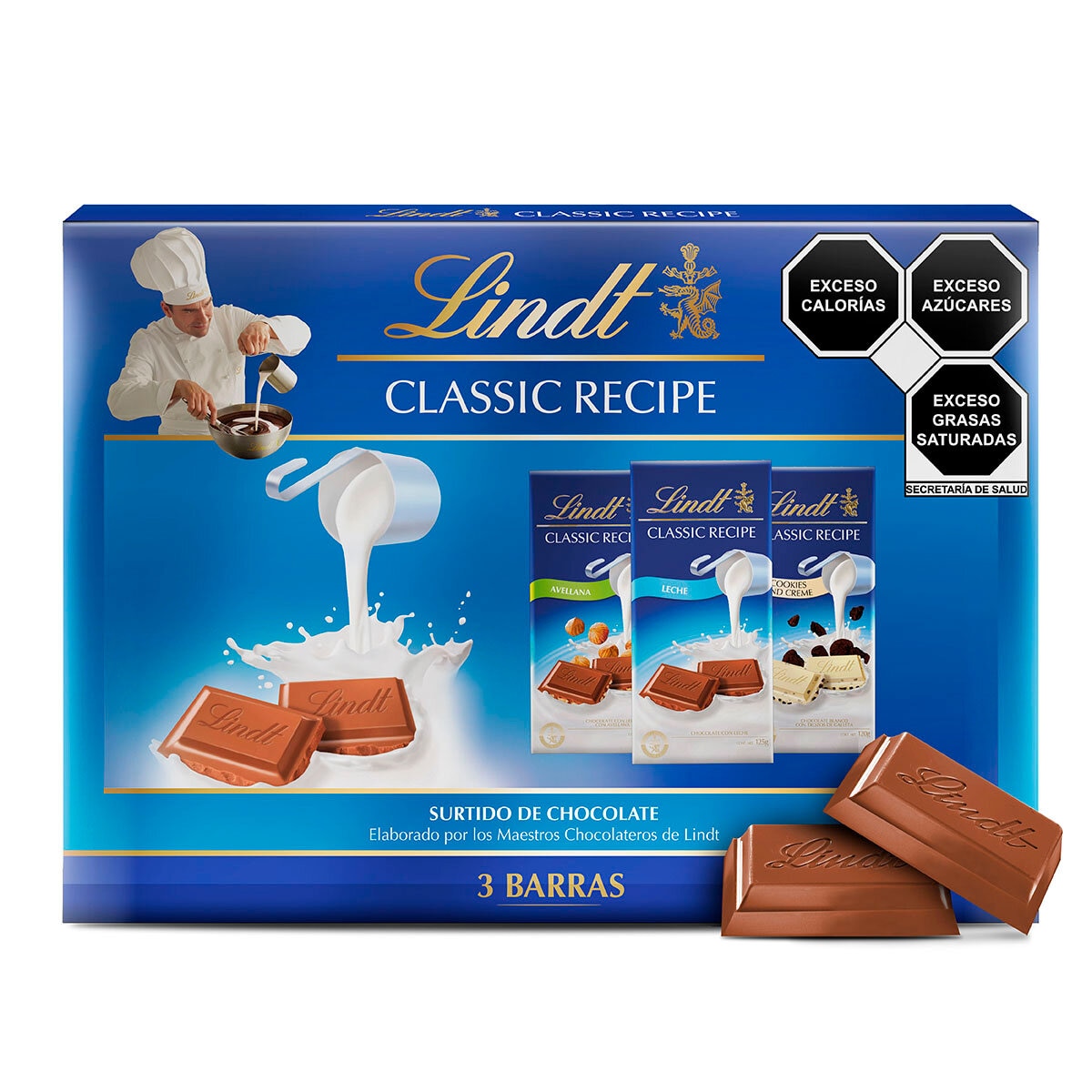 Lindt Classic Recipe Barras de Chocolate 370 g