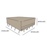 Seasons Sentry, Funda para Conjunto de Muebles de Jardín con mesa Cuadrada
