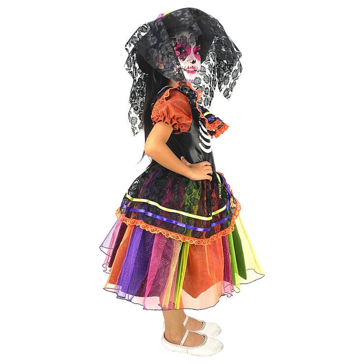 Creepy Monster Disfraz para Niña Catrina Multicolor