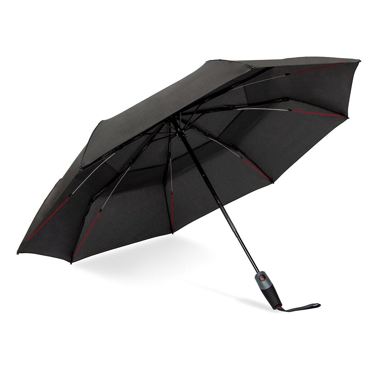 WindPro Paraguas Compacto 46 Pulgadas Negro