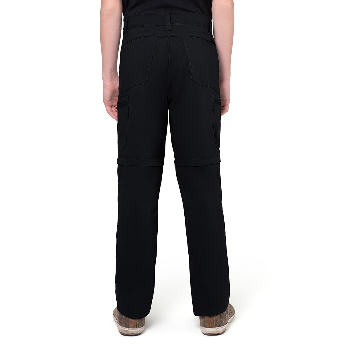 Wearfirst Pantalones convertibles para Niños Negro 7 / 8 Años