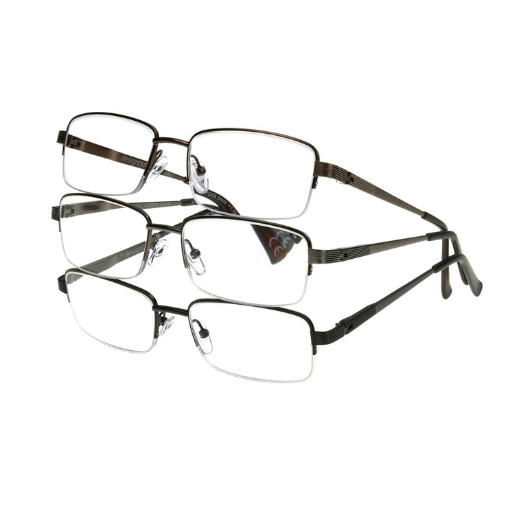 Design Optics by Foster Grant, +2.75, Lentes para Lectura, 3pzas