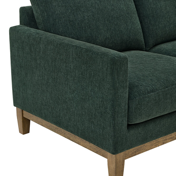 Henredon, Sofá Reversible De Tela Estilo Chaise