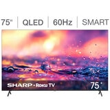 Sharp Pantalla 75" QLED 4K Roku TV