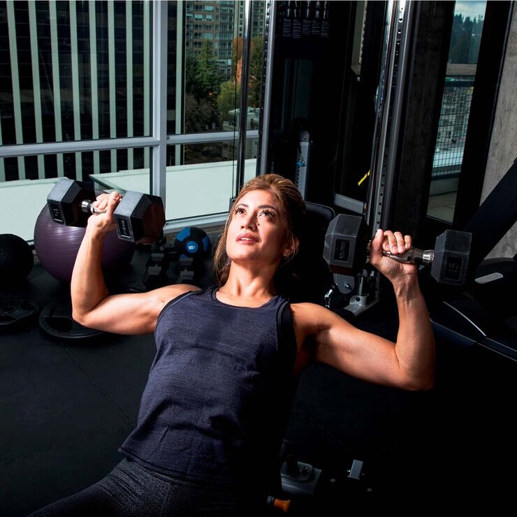 Precor Banco Plano con Inclinación Ajustable