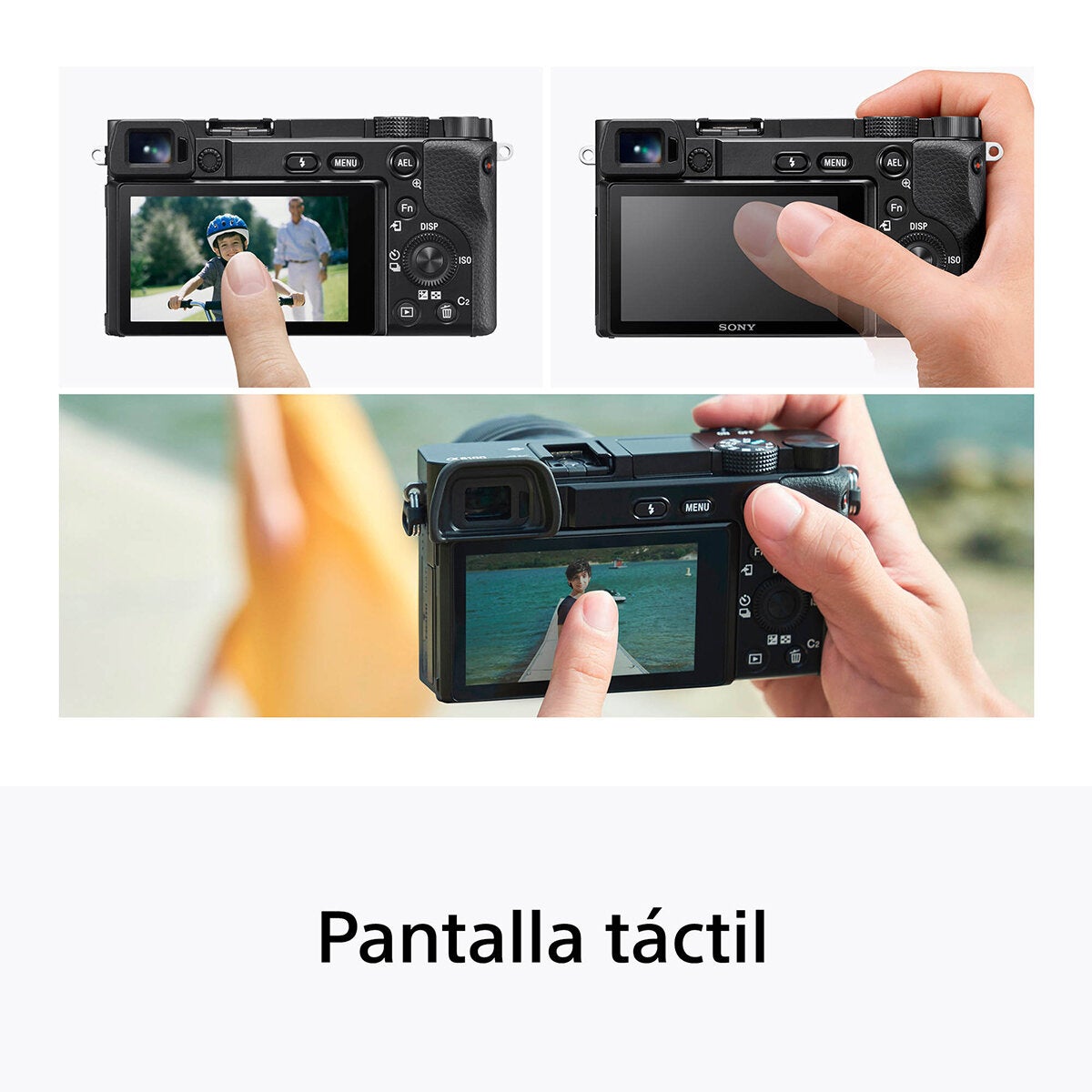 Sony Cámara Digital Mirrorless APS-C ILCE-6100K + Lente SELP16502