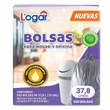 Logar Bolsas para Hogar y Oficina 500 pzas de 37.8 l