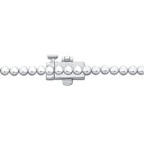 Collar de Diamantes 2.00ctw, Medio Tenis, Oro Blanco 14K Collar de Diamantes 2.00ctw, Medio Tenis, Oro Blanco 14K