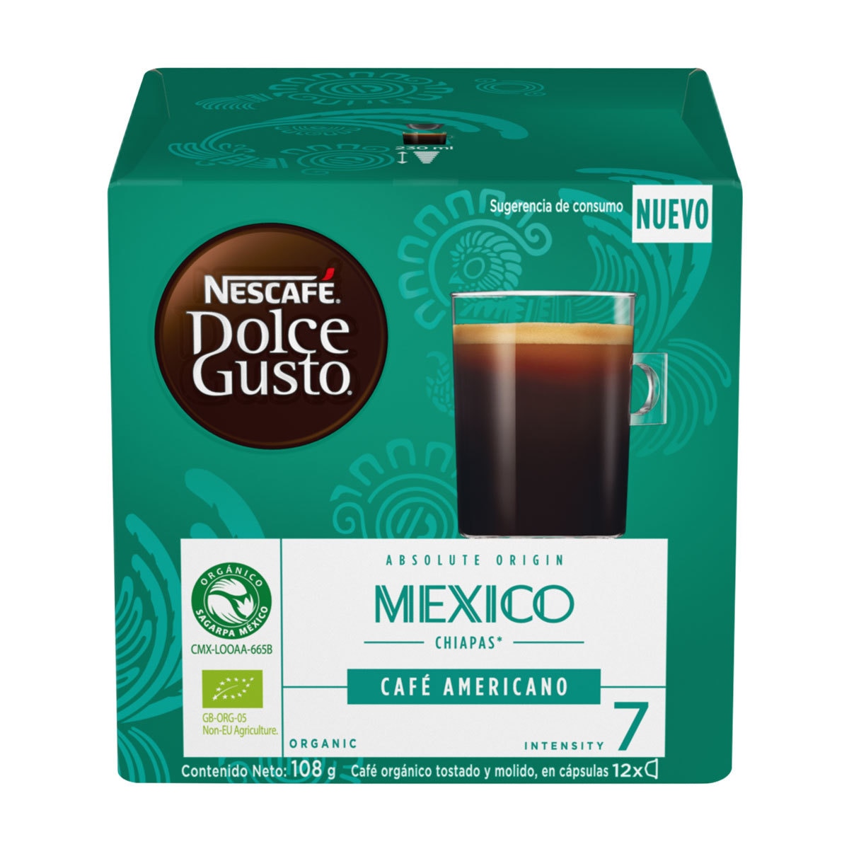 NESCAFÉ, Dolce Gusto, Café Organico de Colombia y México, 72 Cápsulas Costco México