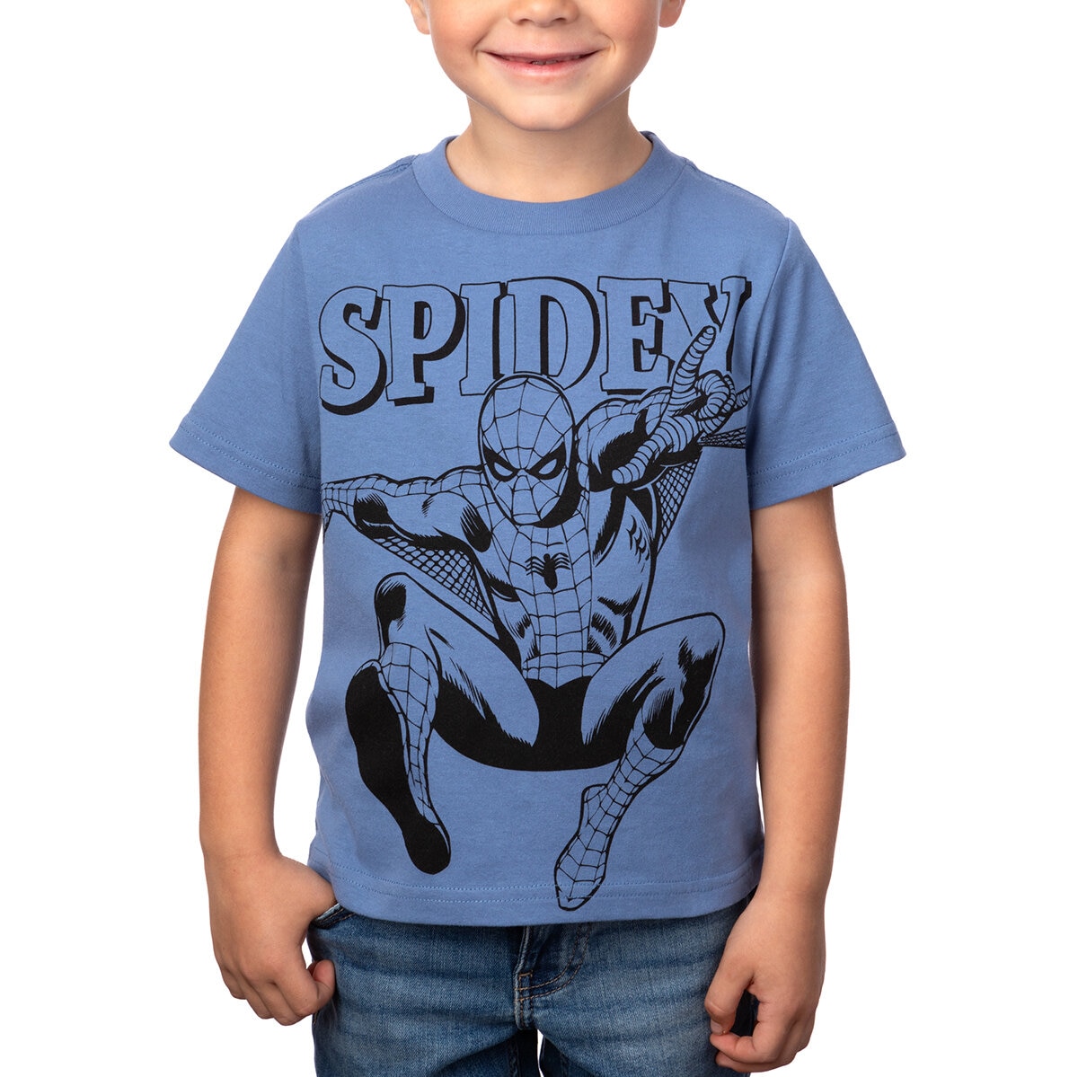 Marvel Playera 4 piezas para Niños o Niñas Spider-Man 7 Años