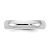 Argolla de matrimonio, 5mm, Comfort Fit, Oro Blanco de 14K, Talla 7