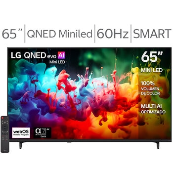 LG Pantalla 65" QNED Miniled 4K Smart TV LG Pantalla 65" QNED Miniled 4K Smart TV