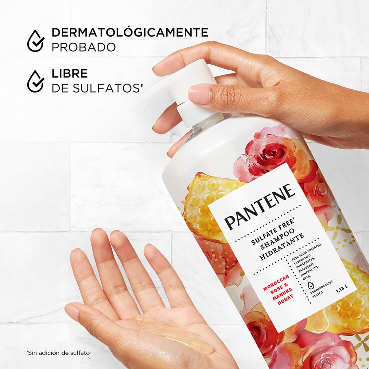 Pantene Shampoo Moroccan Rose 1.13 L