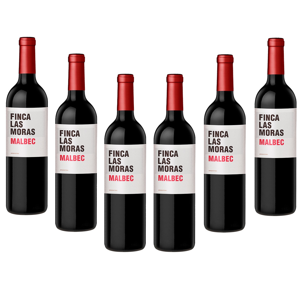 Las Moras Malbec vino tinto 6/750ml