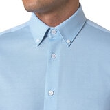 Modern Ambition Camisa para Caballero Azul Chica