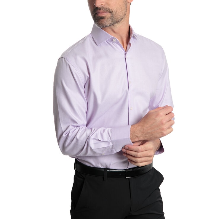 Ted Baker Camisa para Caballero Morado Cuello 16/16.5 Manga 32/33