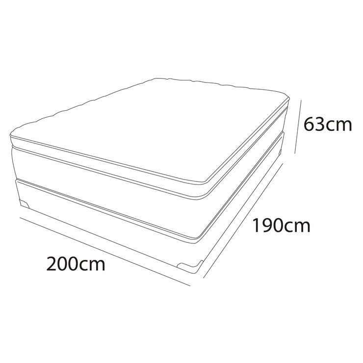 Spring Air, Colchón y Base King Size, Natural Comfort