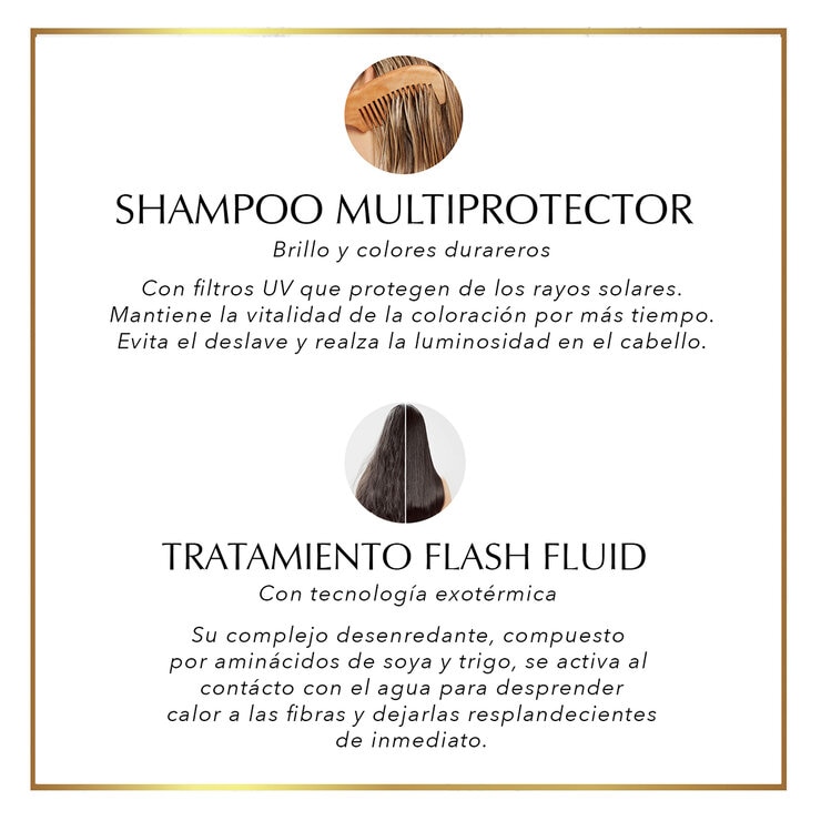 Marie D'Argan, Dúo Shampoo Multiprotector + Tratamiento Flash Fluid 10 segundos