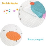 Eckhert Kids, Tapete de Juego Portátil de Doble Vista Zoológico del Alfabeto