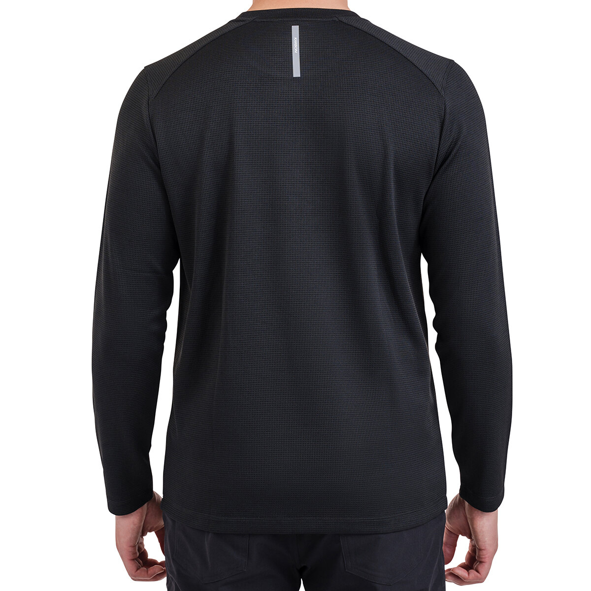 Karbon Camiseta Deportiva para Caballero negro mediana