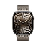 Apple Watch S10 (GPS + Cellular) Caja de titanio natural 46mm con correa Milanese Loop Natural (S/M)