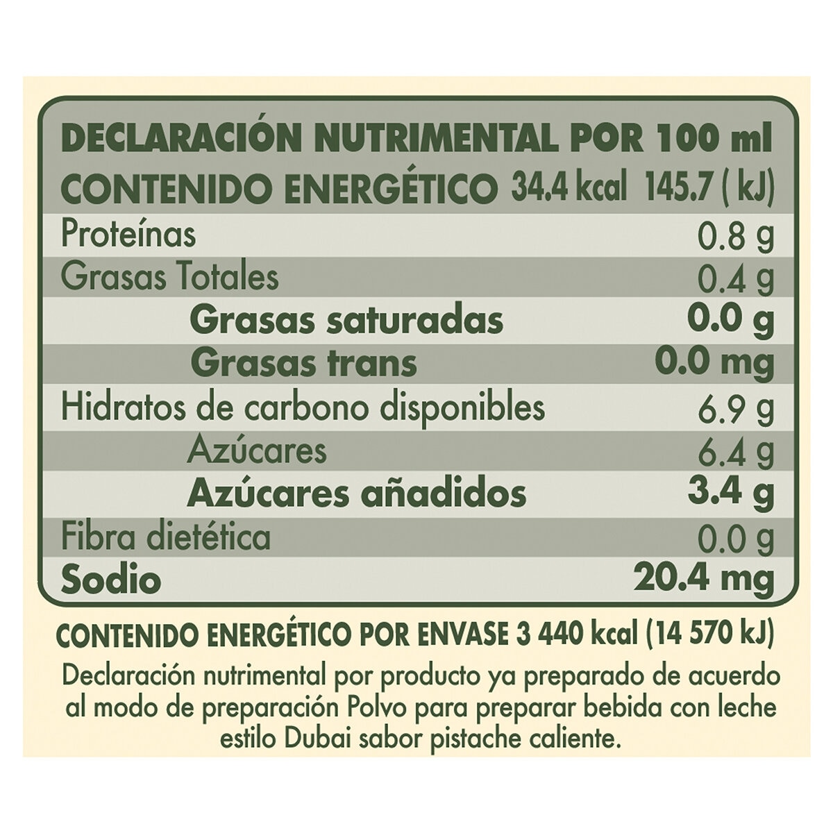 Zoma Tea Dubai Latte 800 g