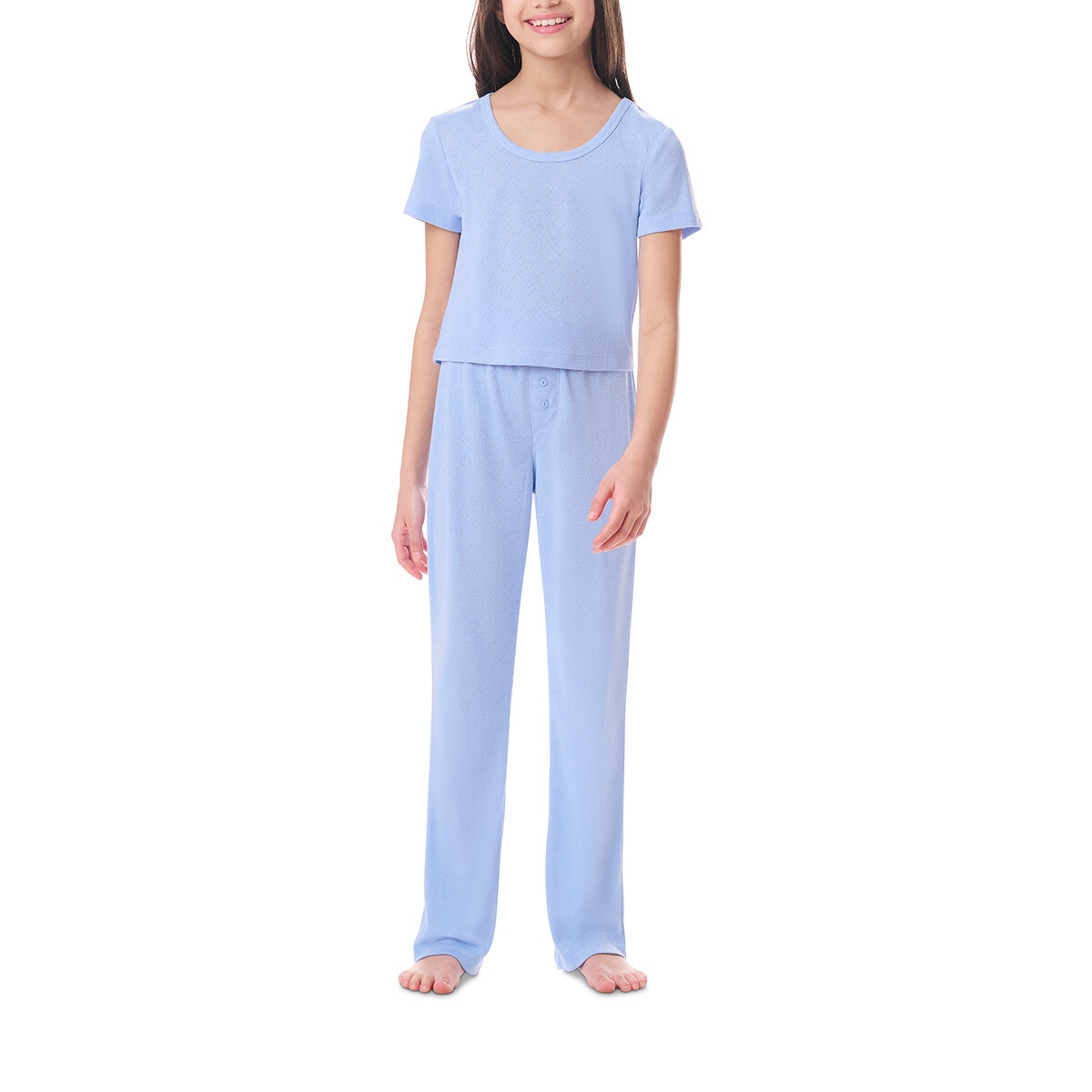Splendid Pijama 4 piezas para Niñas Azul 5 / 6 Años