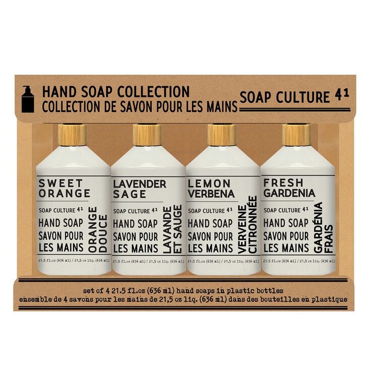 Soap Culture Colección de Jabones Líquidos para Manos 4 pzas Soap Culture Colección de Jabones Líquidos para Manos 4 pzas