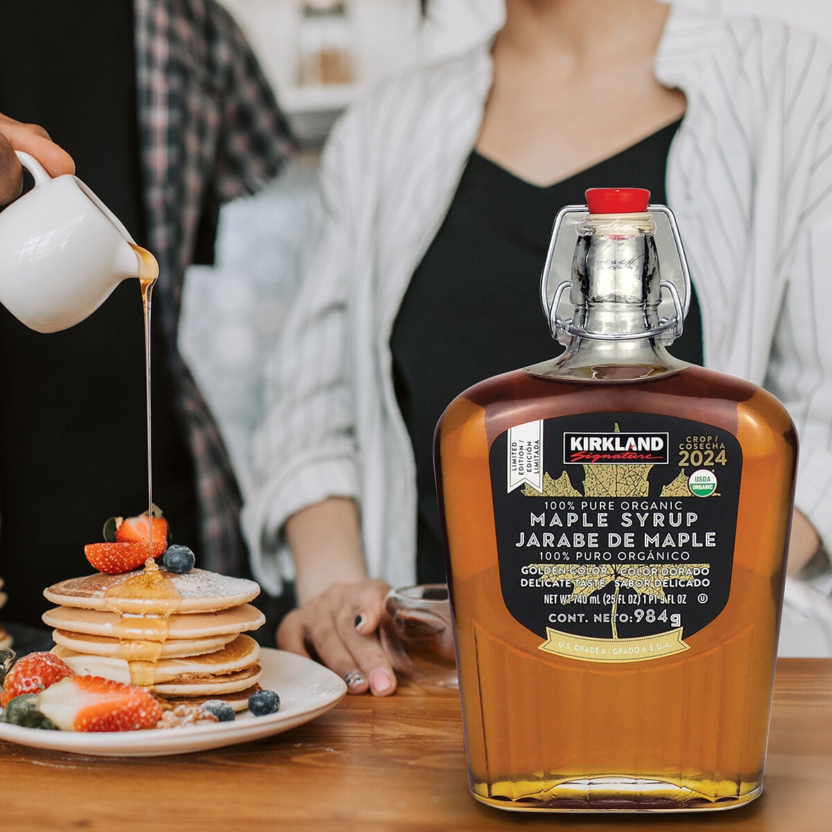 Kirkland Signature Jarabe de Maple Orgánico 740 ml