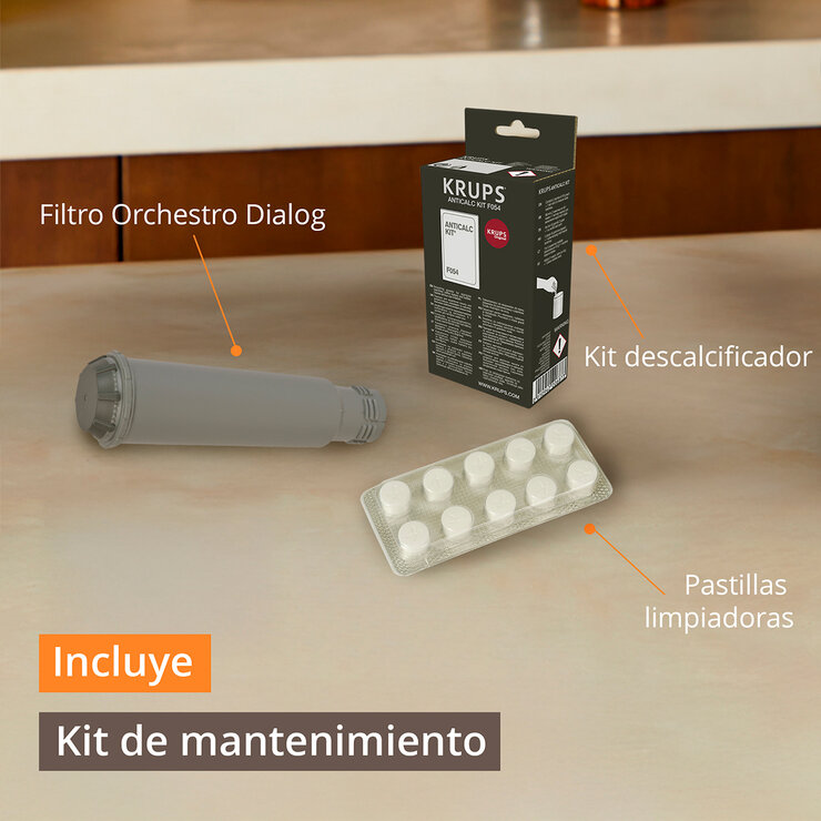 Krups Cafetera Automática Arabica , incluye kit de mantenimiento