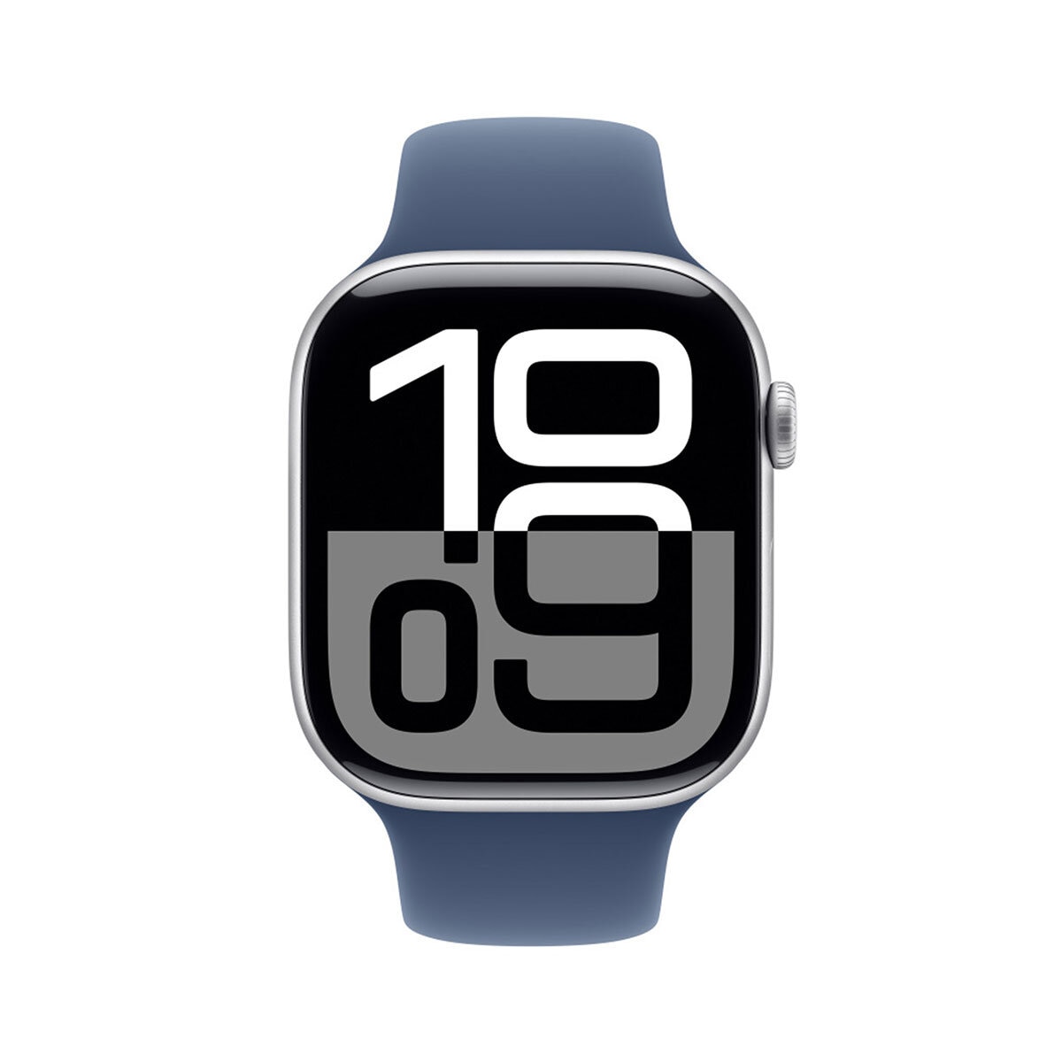 Apple Watch S10 (GPS + Cellular) Caja de Aluminio Plata 46mm con Correa Deportiva Azul Denim M/L