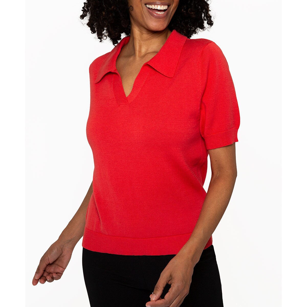 Mario Serrani Blusa para Dama Rojo Extra Grande