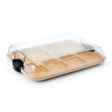 Sabatier Tabla de Servicio de Bambú con Tapa de Bloqueo