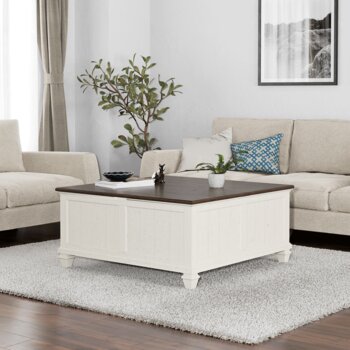 Pike & Main, Elias, Mesa de Centro con Tablero Elevable