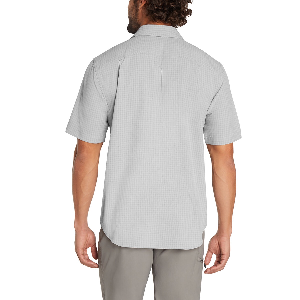 Orvis Camisa manga corta para Caballero Gris Grande