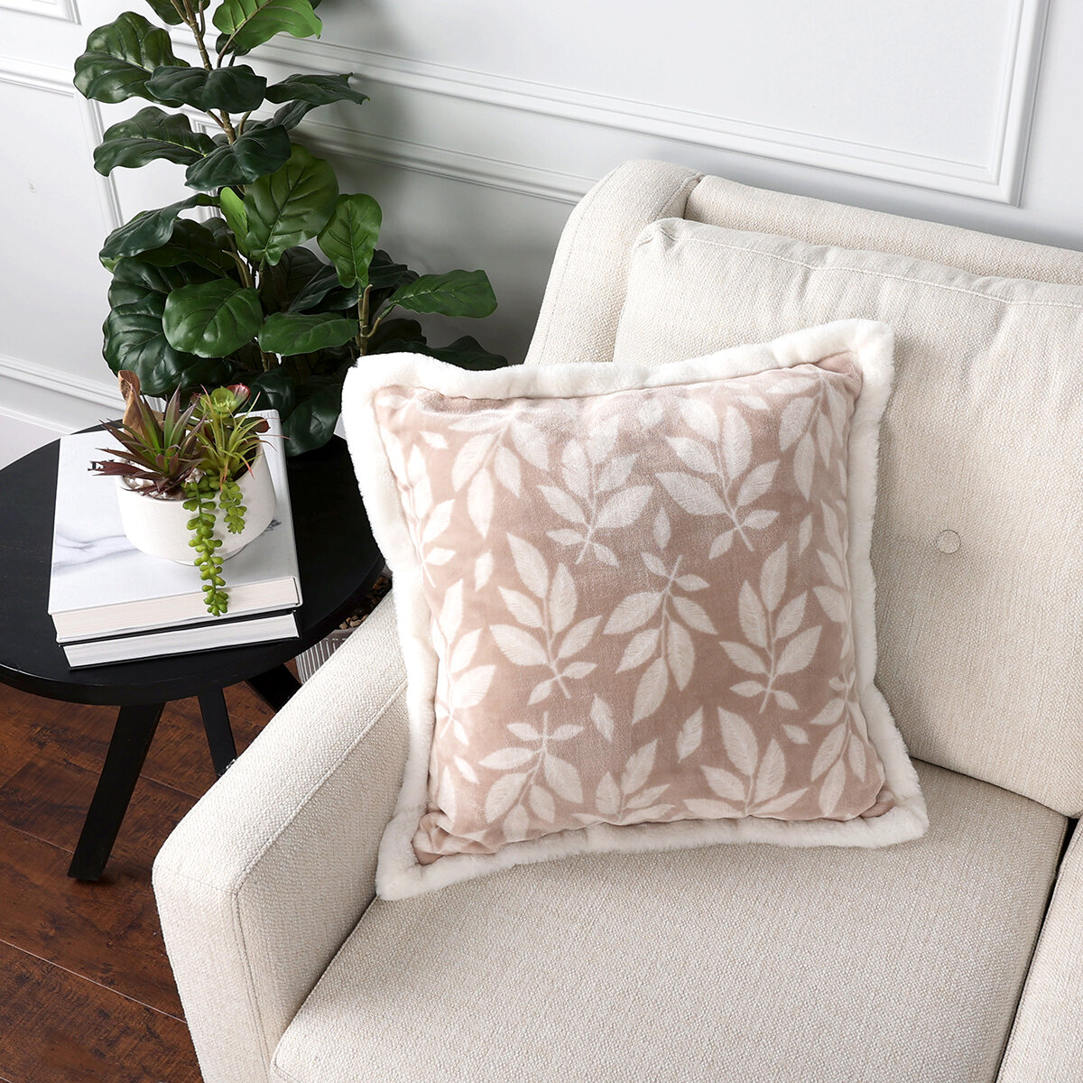 Life Comfort, Cojín Decorativo, Color Beige