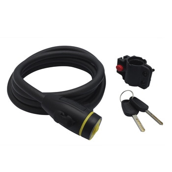 Yale, Cable de Acero con Candado y Llaves 12.7x2100 mm