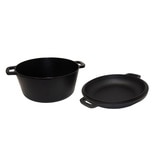 Olla Holándesa de Hierro Forjado 4.7 lt con Tapa Sartén de 26 cm, Westinghouse