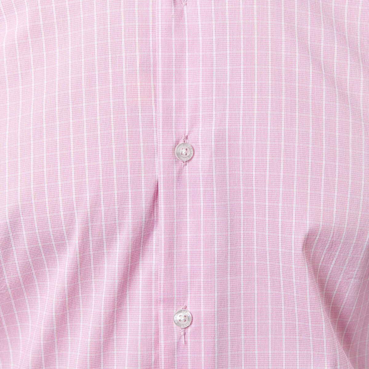 DKNY Camisa para Caballero Rosa Cuello 15.5 Manga 34/35