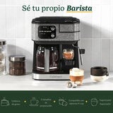 Cuisinart, Cafetera Multifuncional Barista Bar Crystal Glam 4 en 1, Compatible con cápsulas Keurig K-Cup, Nespresso Original Line Cuisinart, Cafetera Multifuncional Barista Bar Crystal Glam 4 en 1, Compatible con cápsulas Keurig K-Cup, Nespresso Original Line