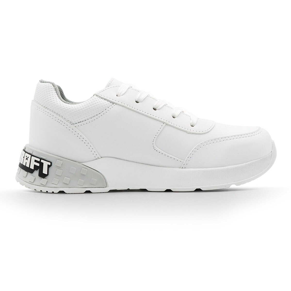 Minecraft, Tenis Color Blanco, para Niño, Varias Tallas