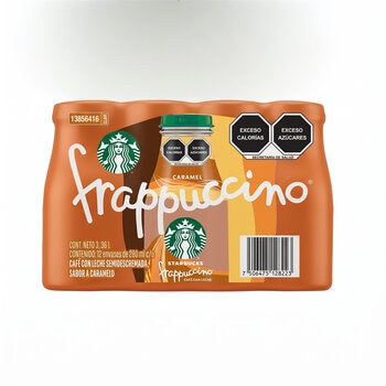 Starbucks Café con Leche Sabor a Caramelo 12 pzas de 280 ml Starbucks Café con Leche Sabor a Caramelo 12 pzas de 280 ml