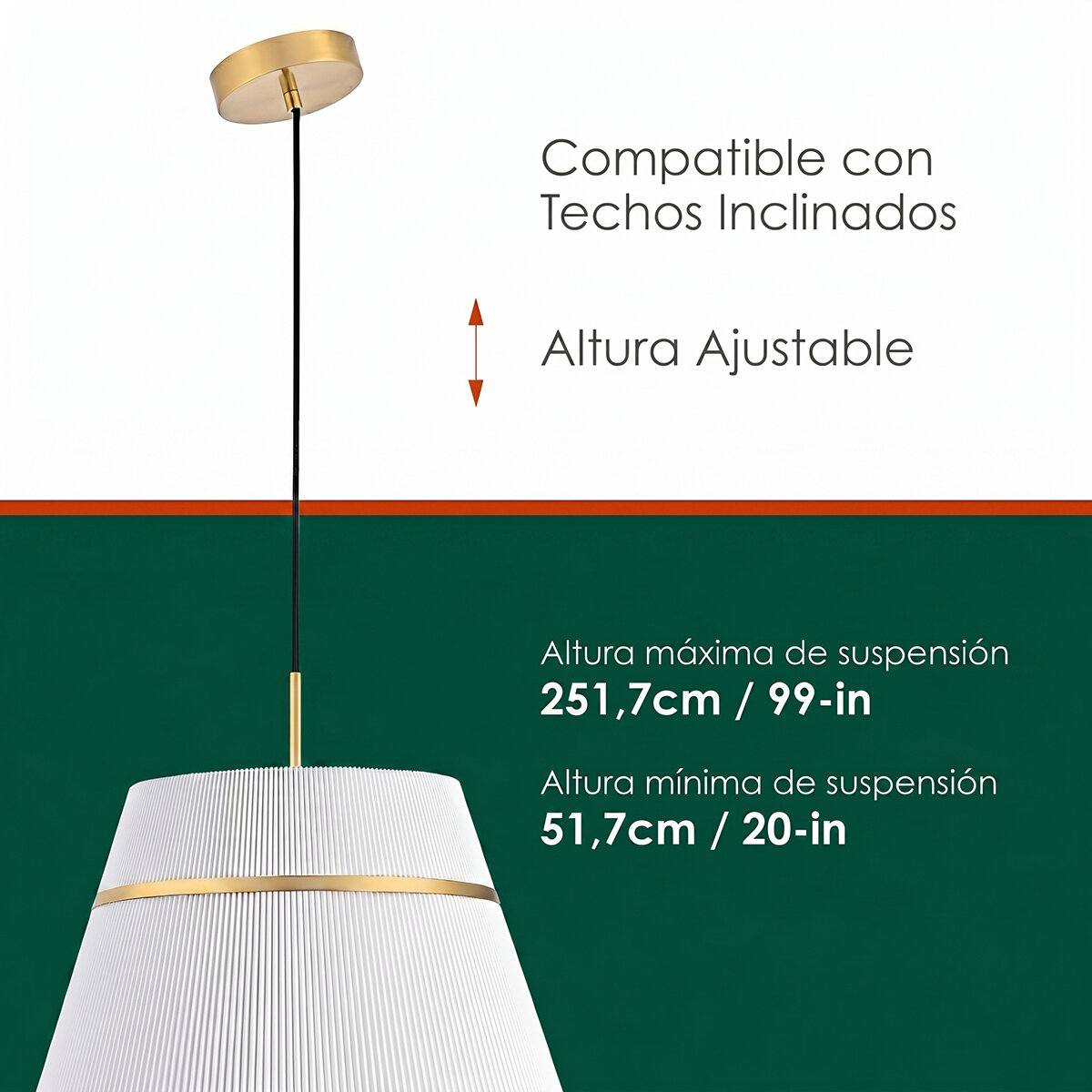 Empire Lighting, Lámpara Colgante Modelo Roma Empire Lighting, Lámpara Colgante Modelo Roma